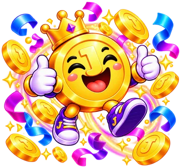 CoinJeeto — Mascot party swirl 2