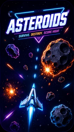 Asteroids — free online game on CoinJeeto